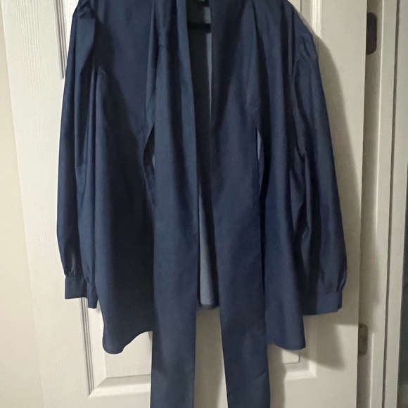 Tie Front Blouse - Picture 2 of 6